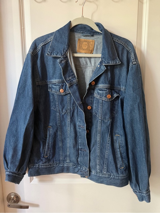 Gap x DOEN Jackets & Blazers - Classic Women's Blue Denim Jean Jacket - Relaxed Fit